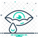 Lagrima Lagrima Agua Nos Olhos Ícone