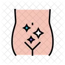 Rasiert Bikini Frau Symbol