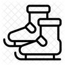 Scating De Hielo Scating Invierno Icono