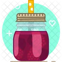 Raspberry Smoothie Drink Icon
