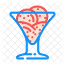 Raspberry Sorbet Food Icon