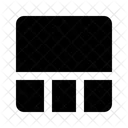 Rasterlayout Anordnen Werkzeug Symbol