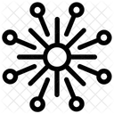 Raster Schneeflocke Schneeflocken Design Schneeflocke Symbol