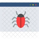 Error Virus Sitio Web Icono