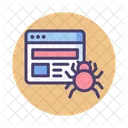 Rastreador Web Rastreador Robot De Internet Icono