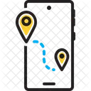 Rastreamento Localizacao Mapa Caminho Estrada Gps Ponteiro Lugar Viagem Posicao Cartografia Rota Destino Ícone