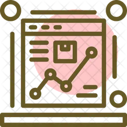Rastreamento de comércio eletrônico  Ícone