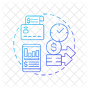 Gerenciamento De Despesas Gerenciamento De Gastos Cartao De Credito Ícone