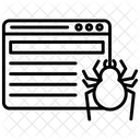 Web Rastreador Raspador Icono