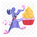 Rat Cupcake  Icon