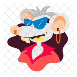 Rat Face  Icon