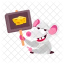 Rat Cartoon Cartoon Sticker Rat Character Icon