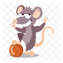 Rat Cartoon Cartoon Sticker Rat Character Icon