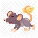 Rat Cartoon Cartoon Sticker Rat Character Icon