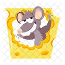 Rat Cartoon Cartoon Sticker Rat Character Icon