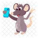 Rat Cartoon Cartoon Sticker Rat Character Icon