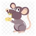 Rat Cartoon Cartoon Sticker Rat Character Icon