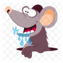 Rat Cartoon Cartoon Sticker Rat Character Icon