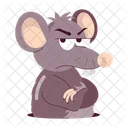 Rat Cartoon Cartoon Sticker Rat Character Icon