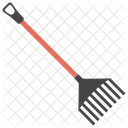 Rateau Balai Outil De Jardinage Icône
