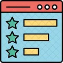 Rating Site Content Icon