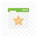 Rating Feedback Webpage Icon