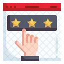 Rating Review Stars Icône