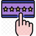 Rating Review Gesture Icon