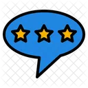 Rating Star Feedback Review Customer Design Thinking Icon
