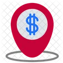 Financial Location Marketing Icon