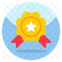Star Badge Emblem Ratino Badge Icône