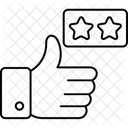 Feedback Review Star Icon