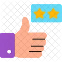 Feedback Review Star Icon