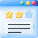 Rating Feedback Review Icon