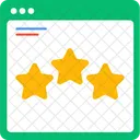 Feedback Review Star Icon