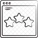 Feedback Review Star Icon