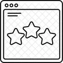 Feedback Review Star Icon