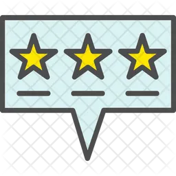 Rating Message Logo Icon