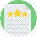 Rating Page Review Page Certificate Icon