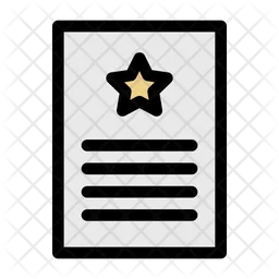 Rating Paper  Icon