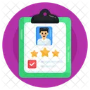 Employee Performance Report Rating Report Feedback Report Icon