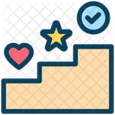 Rating Stairs  Icon