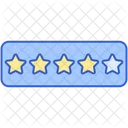 Rating Star Review Ranking Star Icon