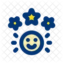 Rating star smile  Icon