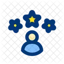 Rating star user  Icon