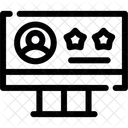 Rating Stars Review Icon