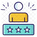 Ratings Ranking Evaluation Icon