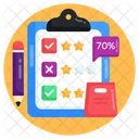 Review Report Ratings Report Shopping Feedback Icon