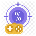 Ratio Target Percentage Icon