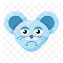 Rato Infeliz Rato Triste Emoji Icon